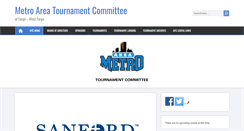 Desktop Screenshot of metrotournament.com